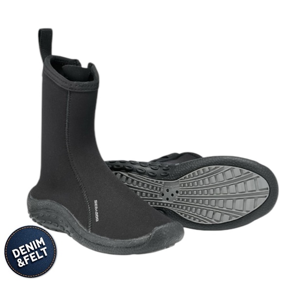 Sea-Doo Unisex Black Neoprene Water Boots | NEW/NIB!!🌊 - Picture 1 of 9